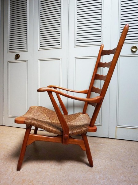 vintage-lounge-chair-armstoel-De Ster-Gelderland-Dutch-design-stoel-riet-rush-armchair-chair-Paolo-Buffa-00015